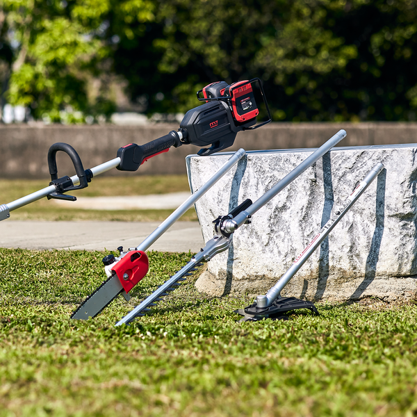 Wielofunkcyjne narzędzie ogrodowe z 4 głowicami 2x18V Mighty Seven DGM-101A-4KIT