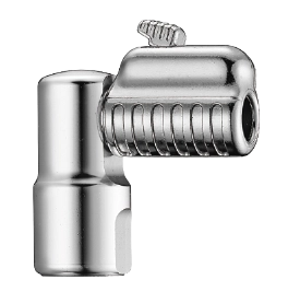Króciec końcówka do pompowania 1/4" Gwint KĄTOWY GT-K-G-K